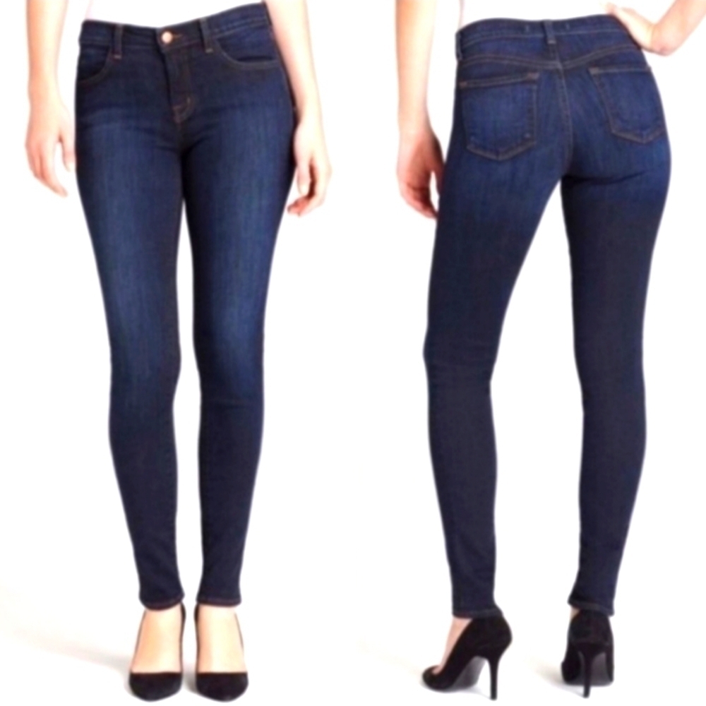 J Brand Skinny Jeans Dark Denim Palisade 26 GUC!